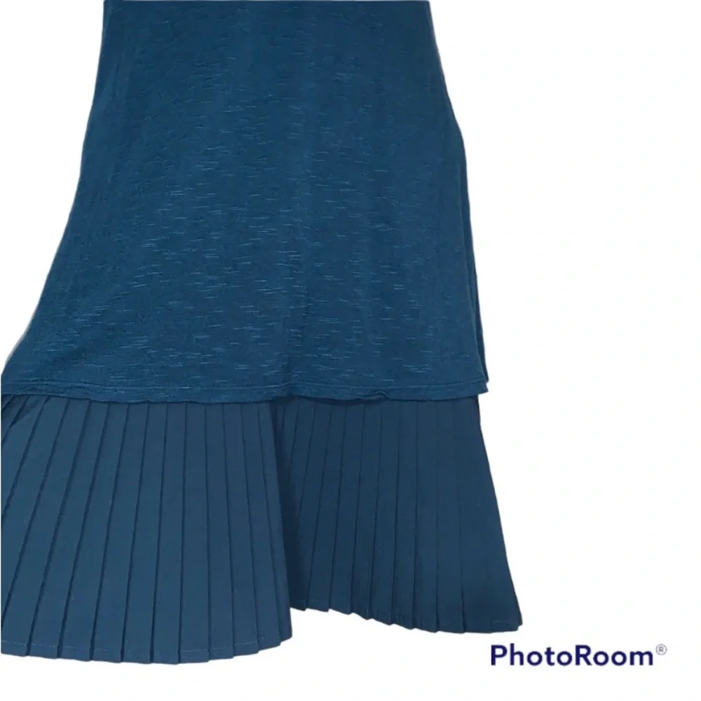 Free People cowl neck with pleated skirt dress